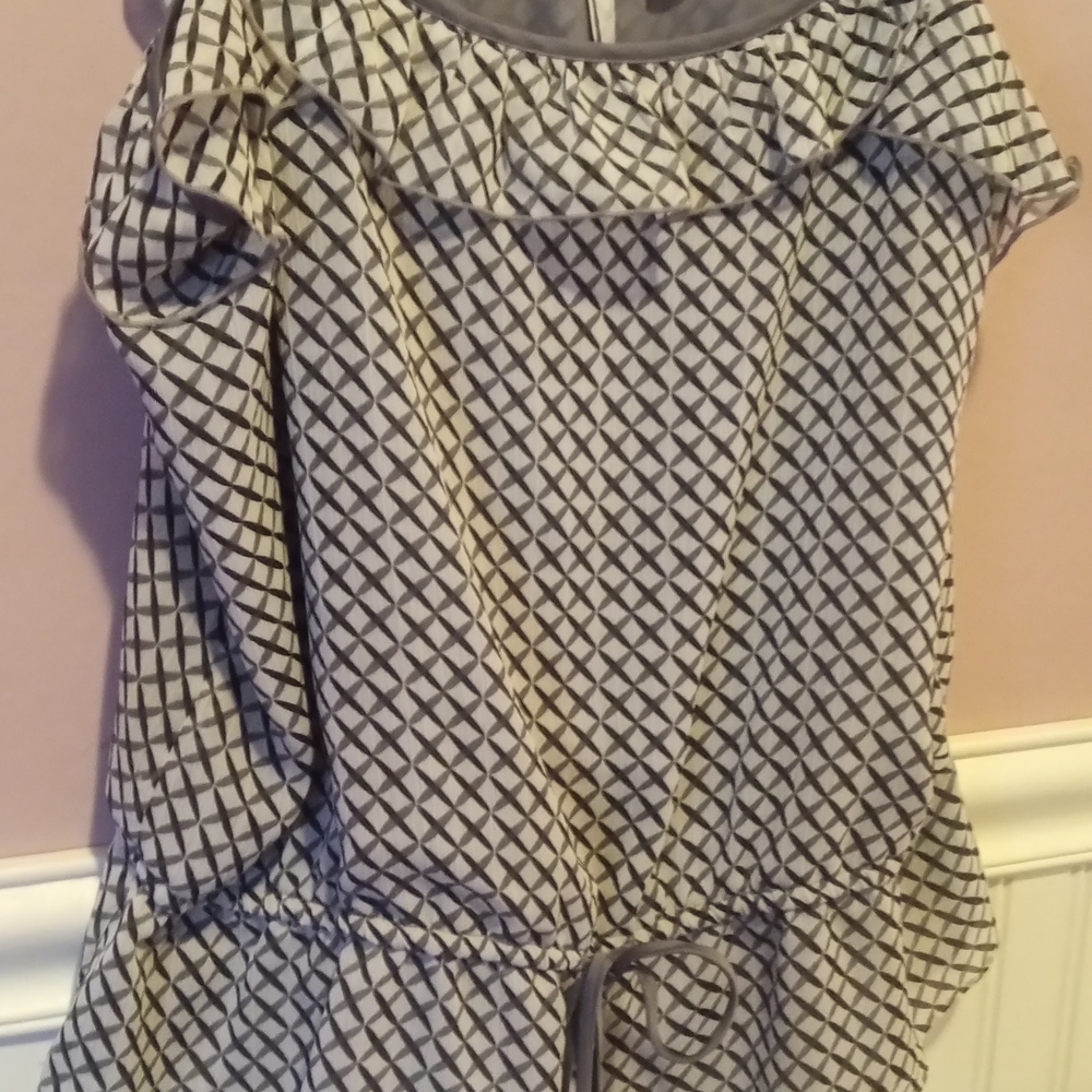 Chic Geometric Patterned camisole style top